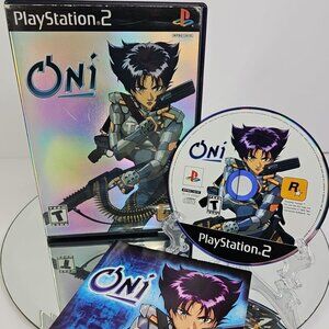 Oni (Sony PlayStation 2, 2001) PS2 - Tested w/Manual Rockstar